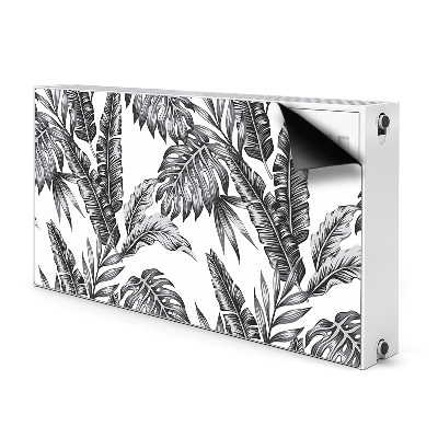 Magnetic radiator cover Palm leaves