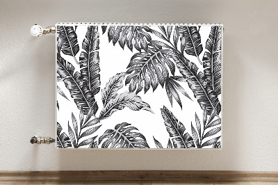 Magnetic radiator cover Palm leaves