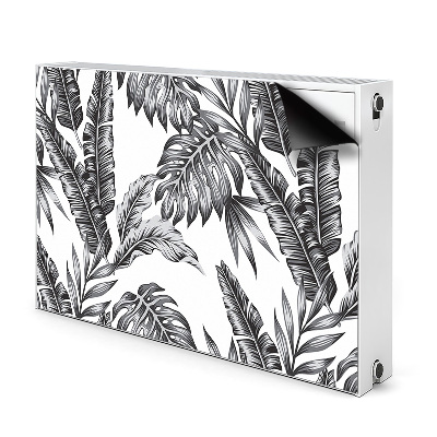 Magnetic radiator cover Palm leaves