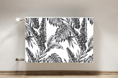 Magnetic radiator cover Palm leaves