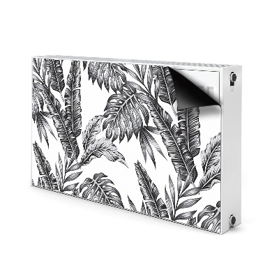 Magnetic radiator cover Palm leaves