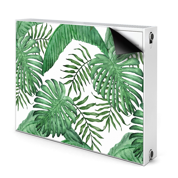 Magnetic radiator cover Palm leaves