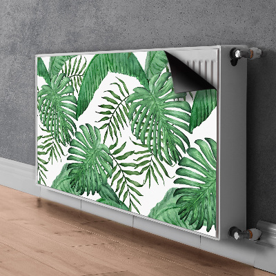 Magnetic radiator cover Palm leaves