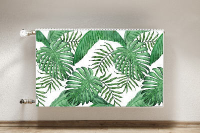 Magnetic radiator cover Palm leaves