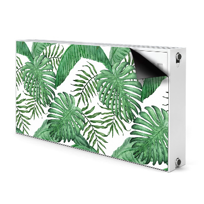 Magnetic radiator cover Palm leaves