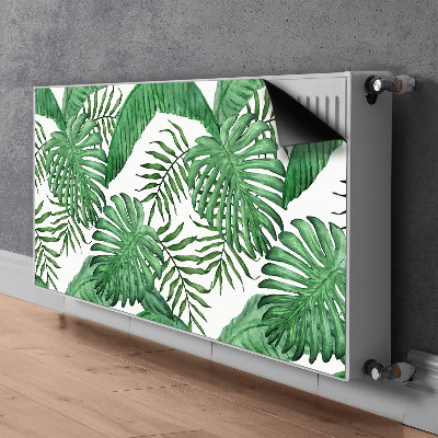 Magnetic radiator cover Palm leaves