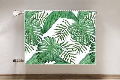 Magnetic radiator cover Palm leaves