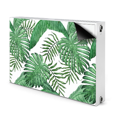 Magnetic radiator cover Palm leaves