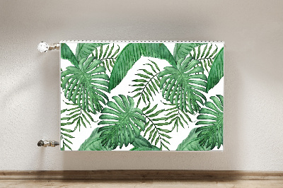 Magnetic radiator cover Palm leaves