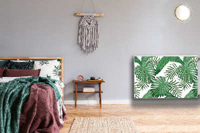 Magnetic radiator cover Palm leaves