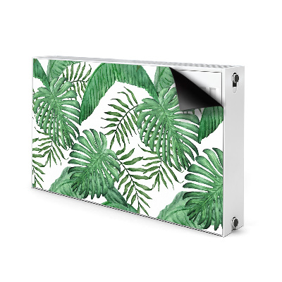 Magnetic radiator cover Palm leaves