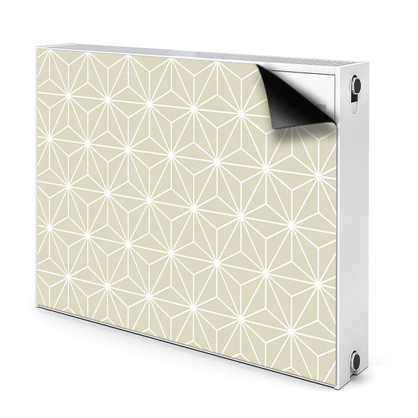 Magnetic radiator mat Geometric pattern