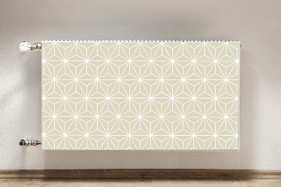 Magnetic radiator mat Geometric pattern