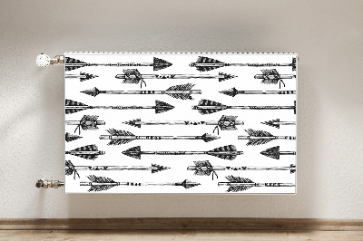 Decorative radiator cover Arrows