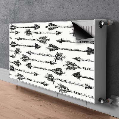 Decorative radiator cover Arrows