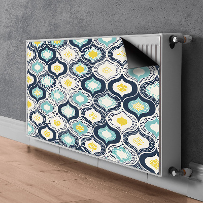 Decorative radiator cover Dots doodle