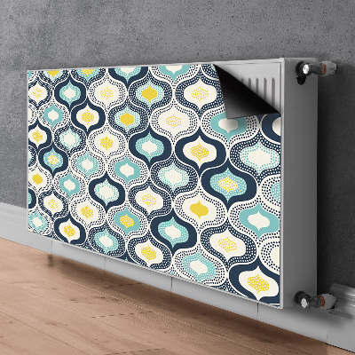 Decorative radiator cover Dots doodle