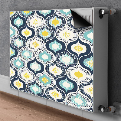 Decorative radiator cover Dots doodle