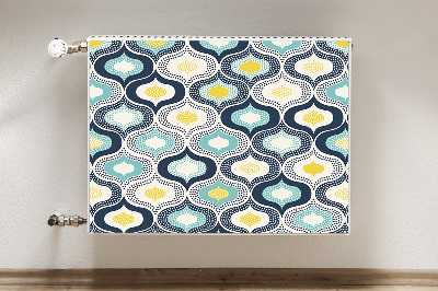 Decorative radiator cover Dots doodle