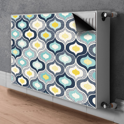 Decorative radiator cover Dots doodle