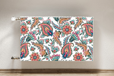 Printed radiator mat Flowers