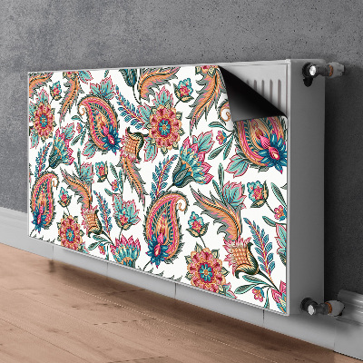 Printed radiator mat Flowers