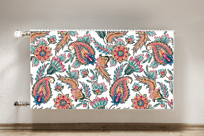 Printed radiator mat Flowers