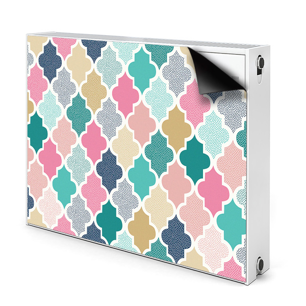 Decorative radiator cover Colorful pattern