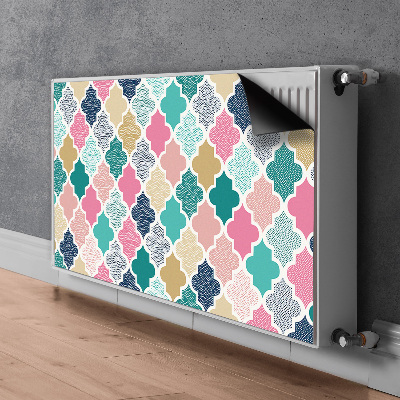 Decorative radiator cover Colorful pattern