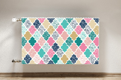 Decorative radiator cover Colorful pattern