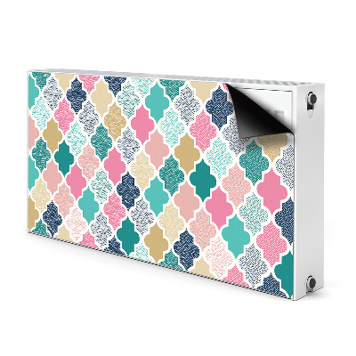 Decorative radiator cover Colorful pattern