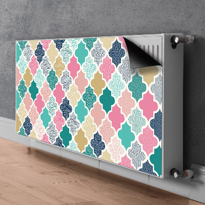 Decorative radiator cover Colorful pattern