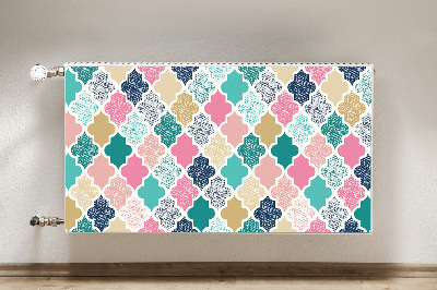 Decorative radiator cover Colorful pattern