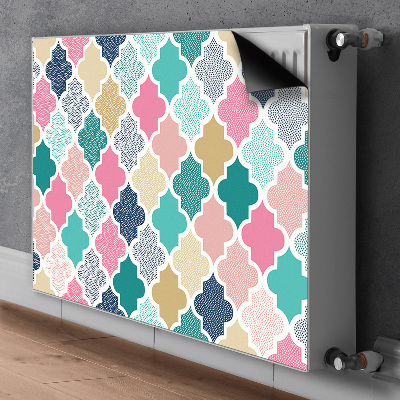 Decorative radiator cover Colorful pattern