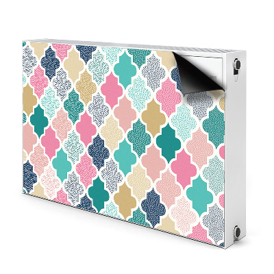 Decorative radiator cover Colorful pattern