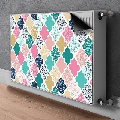 Decorative radiator cover Colorful pattern