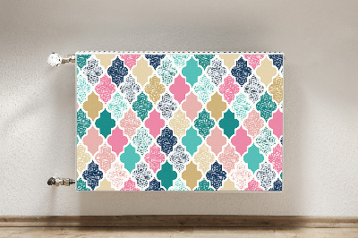 Decorative radiator cover Colorful pattern