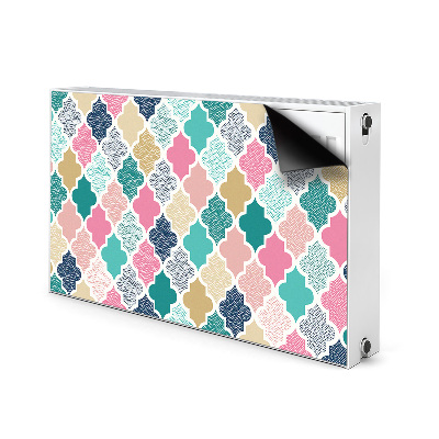 Decorative radiator cover Colorful pattern