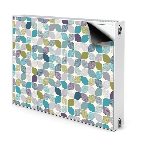 Magnetic radiator mat Geometric pattern