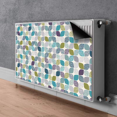 Magnetic radiator mat Geometric pattern