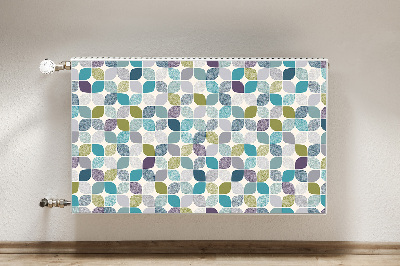 Magnetic radiator mat Geometric pattern