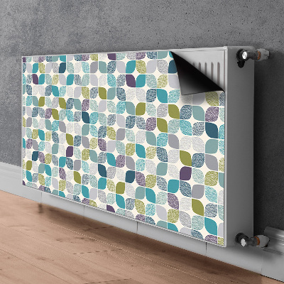 Magnetic radiator mat Geometric pattern