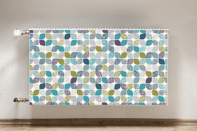 Magnetic radiator mat Geometric pattern