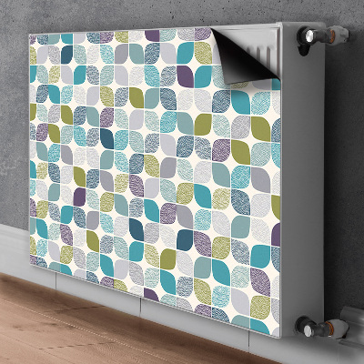 Magnetic radiator mat Geometric pattern