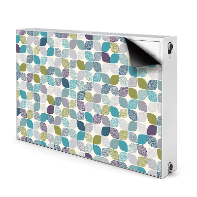 Magnetic radiator mat Geometric pattern