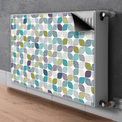 Magnetic radiator mat Geometric pattern