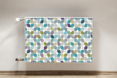 Magnetic radiator mat Geometric pattern