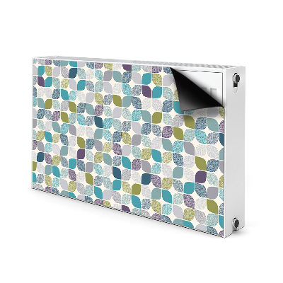 Magnetic radiator mat Geometric pattern