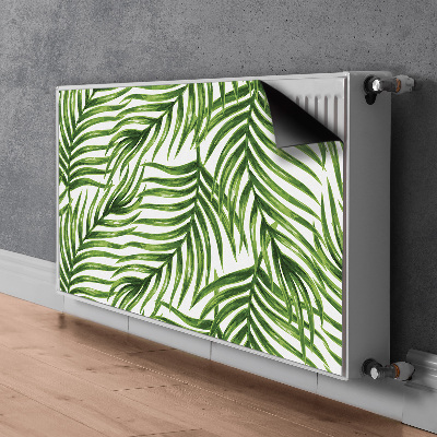 Magnetic radiator cover Palm leaf