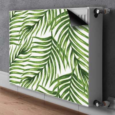 Magnetic radiator cover Palm leaf